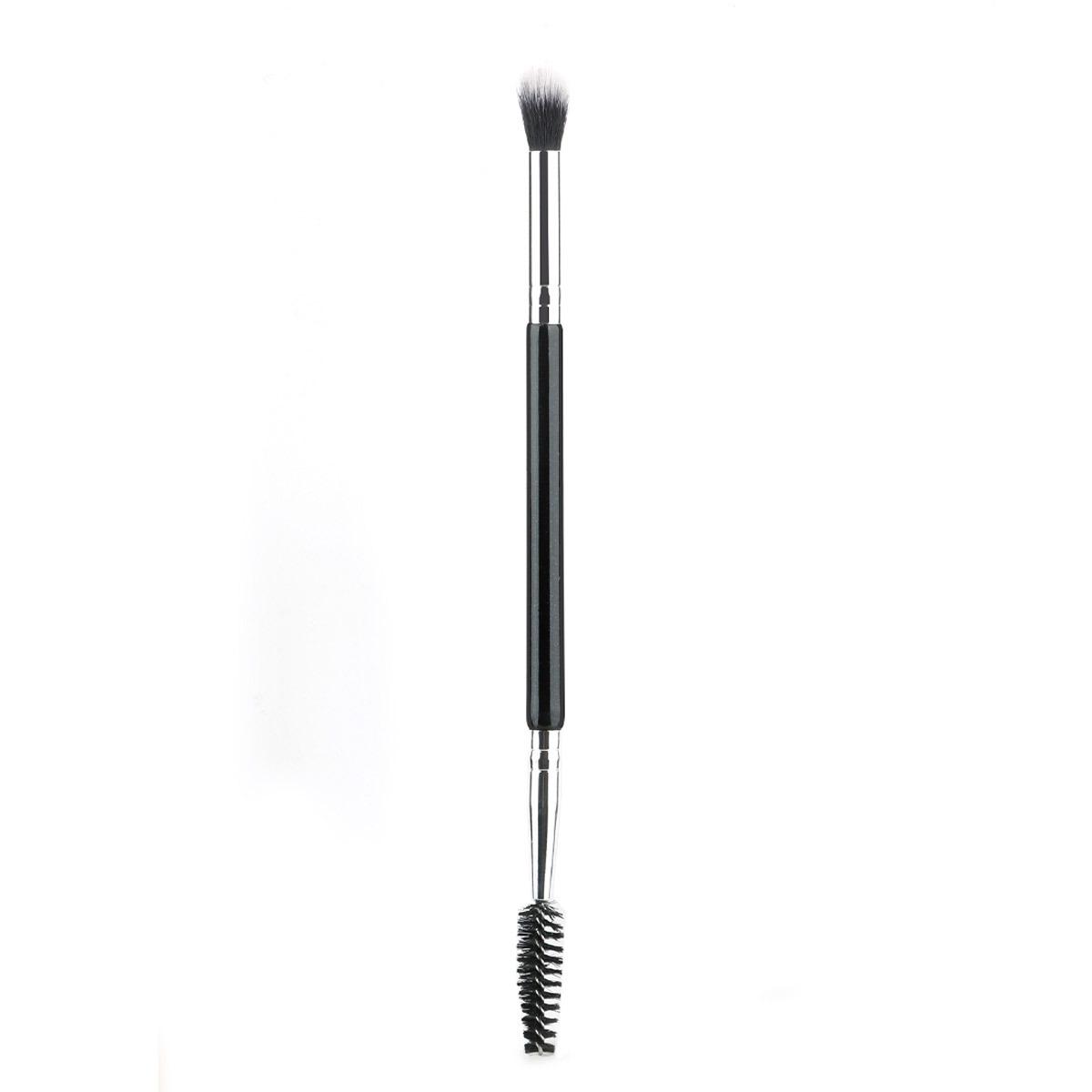 

Single double-headed eyeshadow brush, eyelash curl brush, smudge brush, multi-function, wooden handle, eyelash brush, beauty tool, new