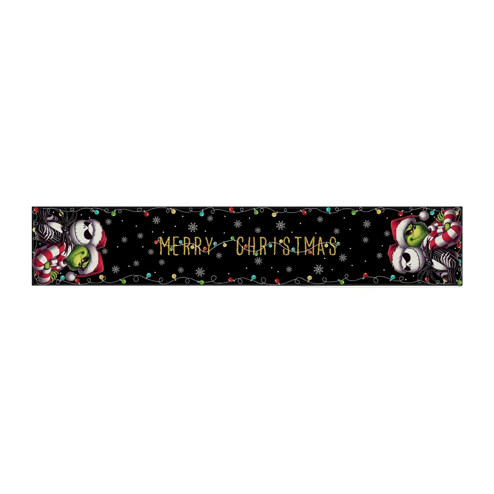 

Table Runner Christmas Kitchen Restaurant Party Coffee Table Decoration One Size