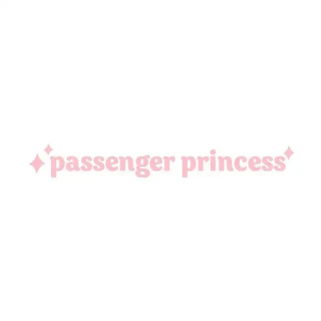 Autoaufkleber Passagier Prinzessin Autoaufkleber Lustige kreative Aufkleber Auto Spiegel Dekorative Aufkleber Zubehör