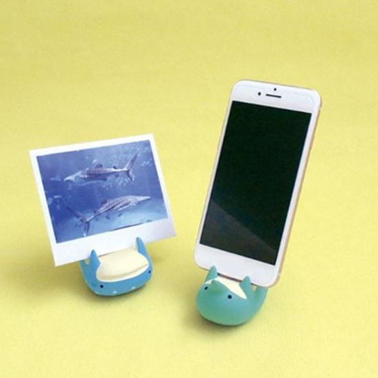 Cute Animal Pen Holder Mini Dinosaur Dolphin Shark Penguin Cat Dog Rabbit Shape Portable Resin Pencil Rest Organizer Stand Desktop Ornament Student