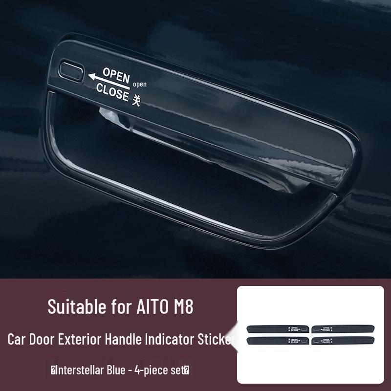 

AITO M7/M8 Car Inner Door Bowl Protection Shell - Original Color Decorative Handle Sticker.
