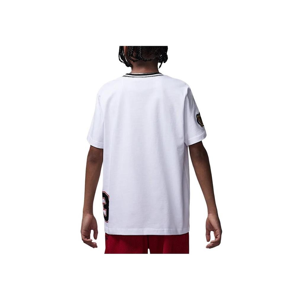 Nike Fashion Comfortable Soft Short Sleeve T-Shirt Kids Tops White II3082-100