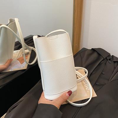 Korean Version of the New Casual Messenger Girl Cute Mini Bag Fashion Simple Mobile Phone Bag Ins Simple Fashion Shoulder Bag
