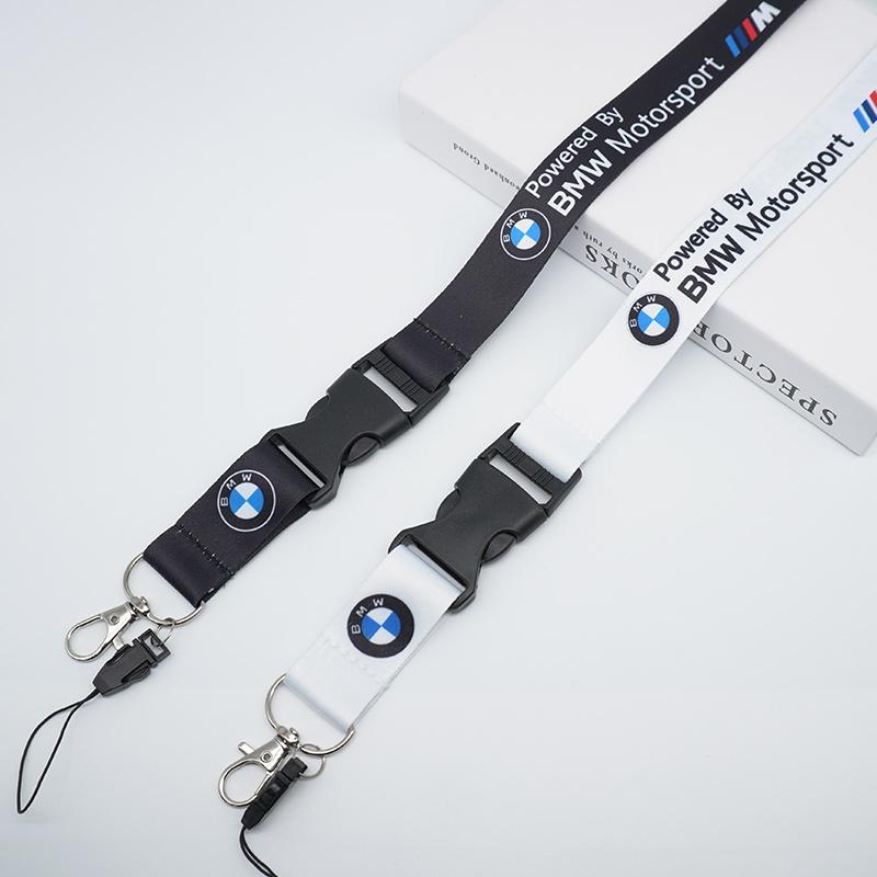 BBIO8 Neck Straps Lanyard Key Cell Phone Work ID Card Hanging Rope for BMW M Power X1 X2 X3 X5 X6 X7 F21 G20 M Sports Car Accessories