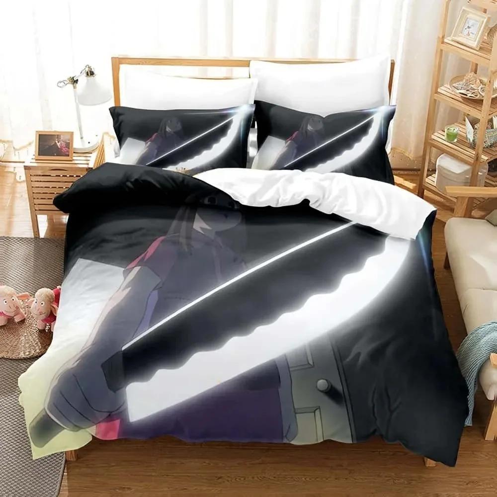 Fashion Anime Kawaii Girl Azumanga Daioh Bedding Set Single Twin Full Queen King Size Bed Set Adult Kid Bedroom Duvet Cover Sets