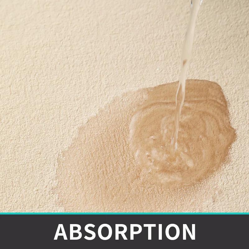 Memory Foam Bath Mat Quick-Dry Bathroom Rug, Non-Slip Water-Absorbing, Soft Solid Color Floor Mats for Bathroom Essentials