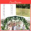 Trouwtuinboog Trellis Voor Klimplanten Opvouwbaar Metalen Frame Eenvoudige Stijl
