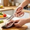 Durable Stainless Steel Kitchen Scissors, 64 Multi-functional Food Scissors for Holiday Gifts