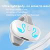 1Pc Ear Clip Wireless Headset V5.3 Non In Ear Single Ear OWS Bluetooth Earphones Running Sports Universal Headphones