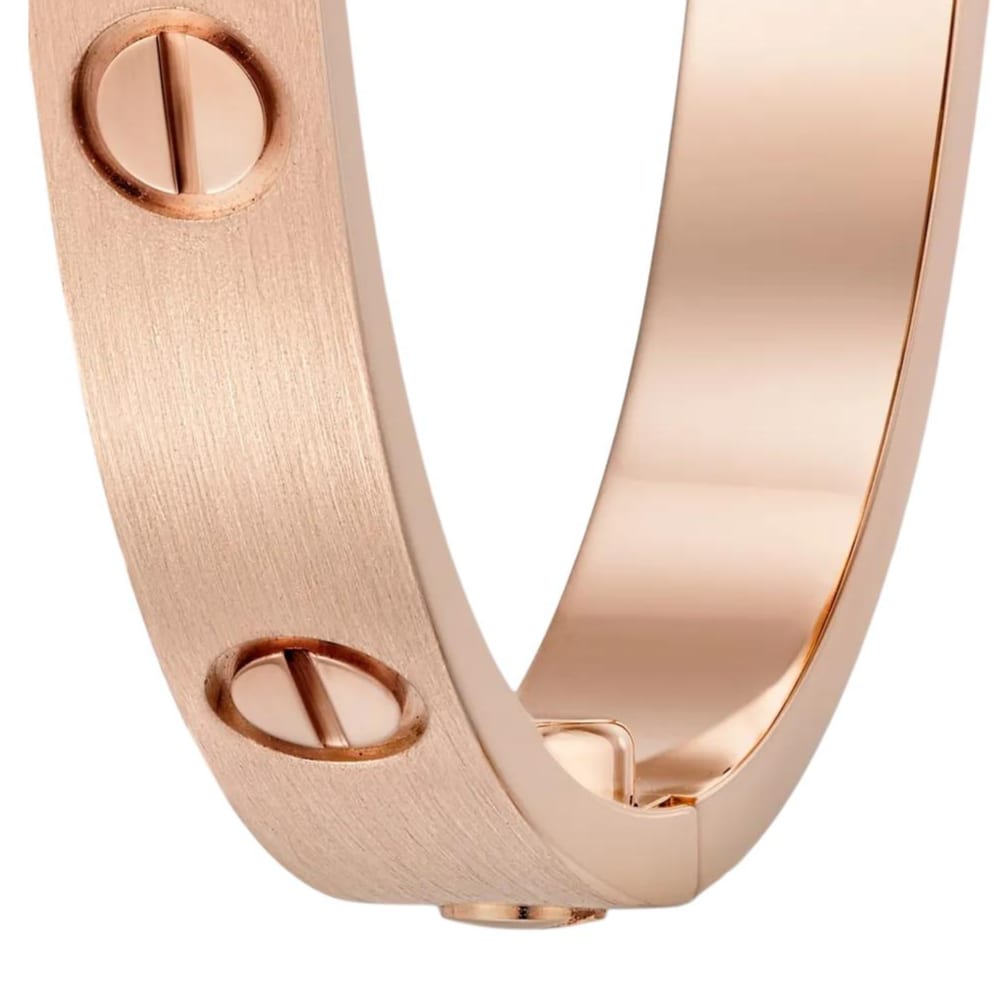 Cartier LIEBE 18K Gold Armreifen Unisex Roségold B6079900