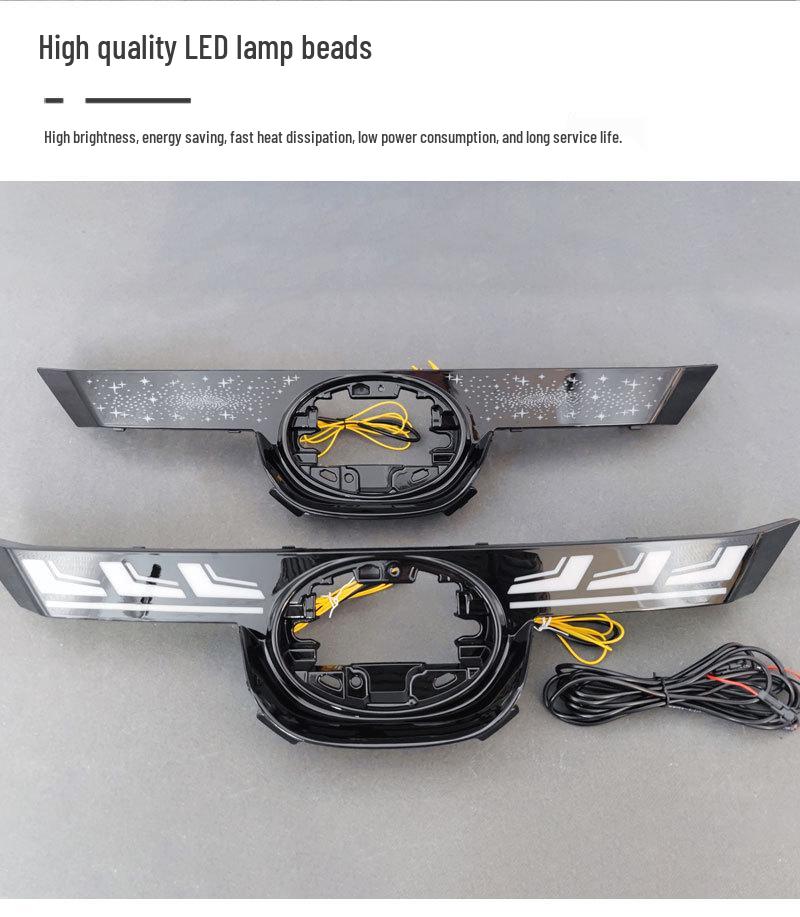 LED Front Grille Light for 19-25 Toyota Levin: Sequential Turn & Daytime Running Light Modification