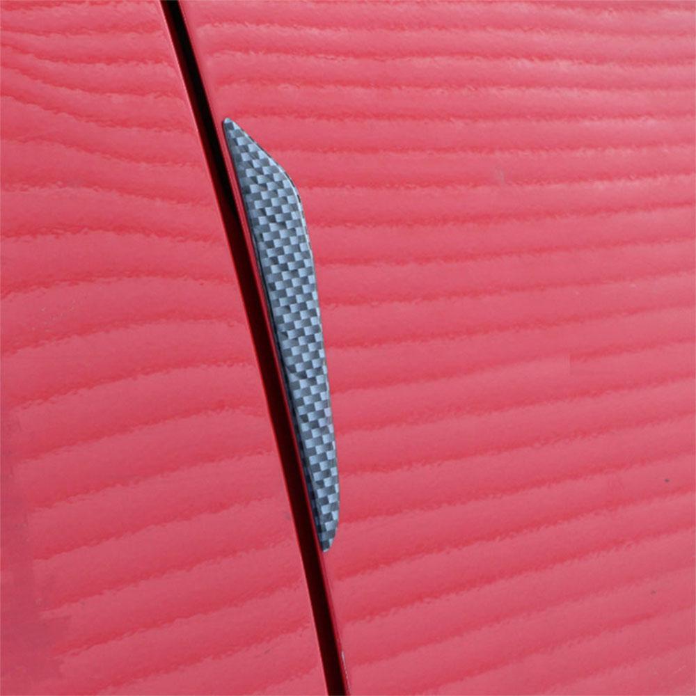 Car Door Anti-Collision Strip Body Stickers 4Pcs Door Decorative Scratch-Resistant Sticker Modified Universal Doors Protector