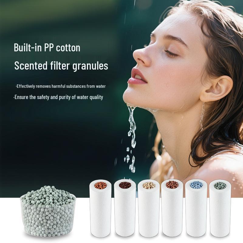 Multi-Use Fragrance Filter Set: Shower Head, Washing Machine, Toilet, Pre-filter with Replaceable PP Cotton Core