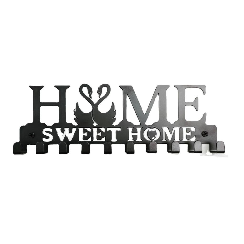 Wyroby z żelaza 'Mój słodki dom' Wielofunkcyjny haczyk Wieszak na klucze