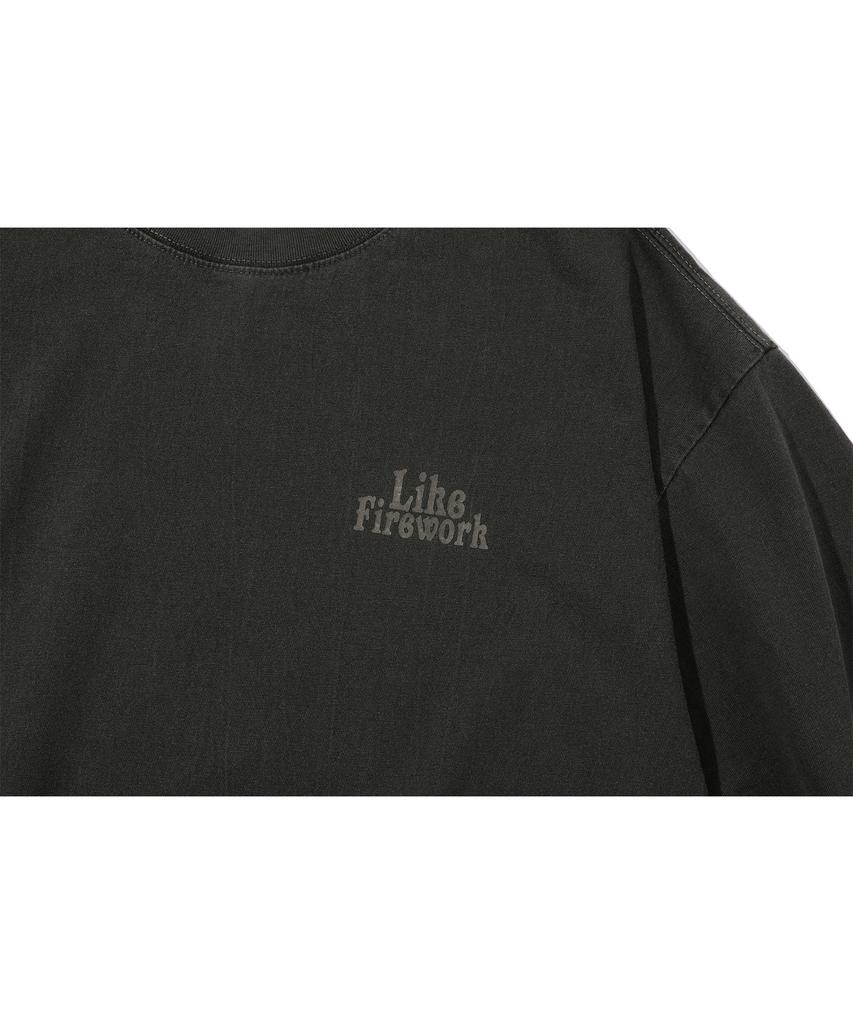 CPGN STUDIO Butterfly Pigment Short Sleeve T-Shirt Smoke Black