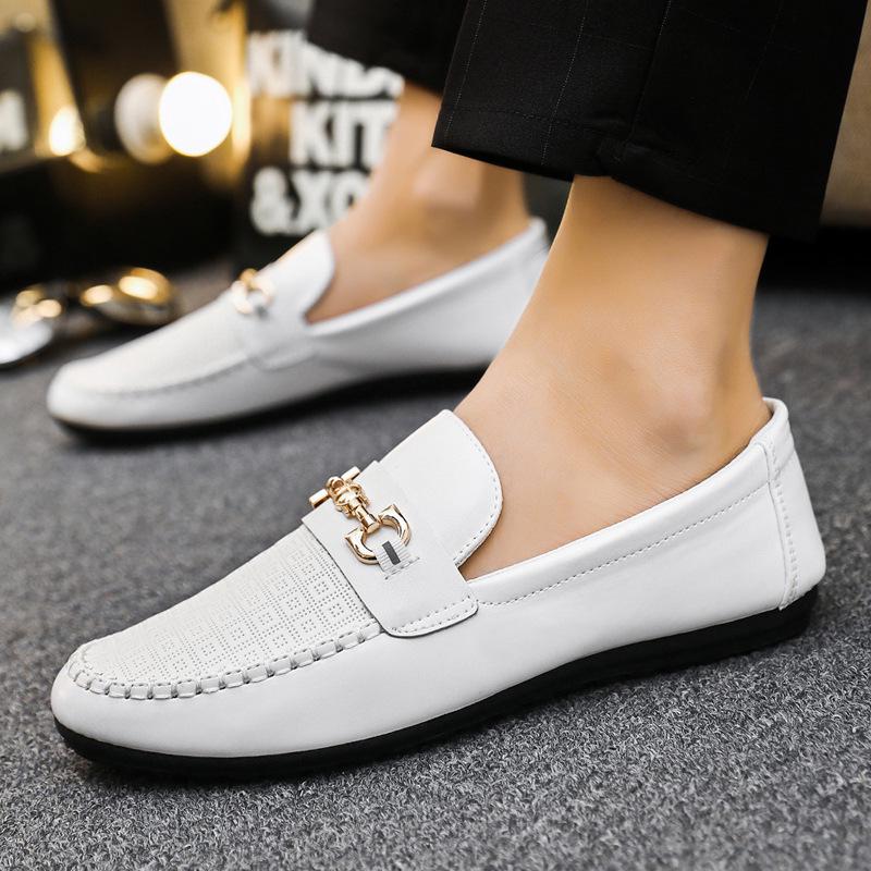 Erkek Yazlık Nefes Alabilen Yumuşak Taban Slip-On Mokasenler - Trend ve Çok Yönlü Sürüş Ayakkabıları