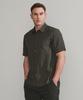 PANICALE Khaki Seersucker Check Short Sleeve Shirt
