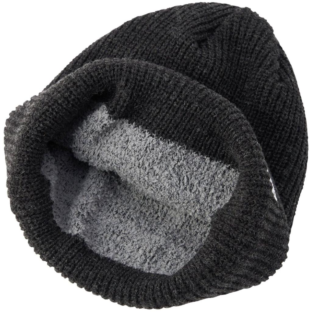 Mizuno Breath Thermo Knit Cap with Logo Black Size F Patch, Heat-Generating Material, B2JWC500, Unisex, Heather,