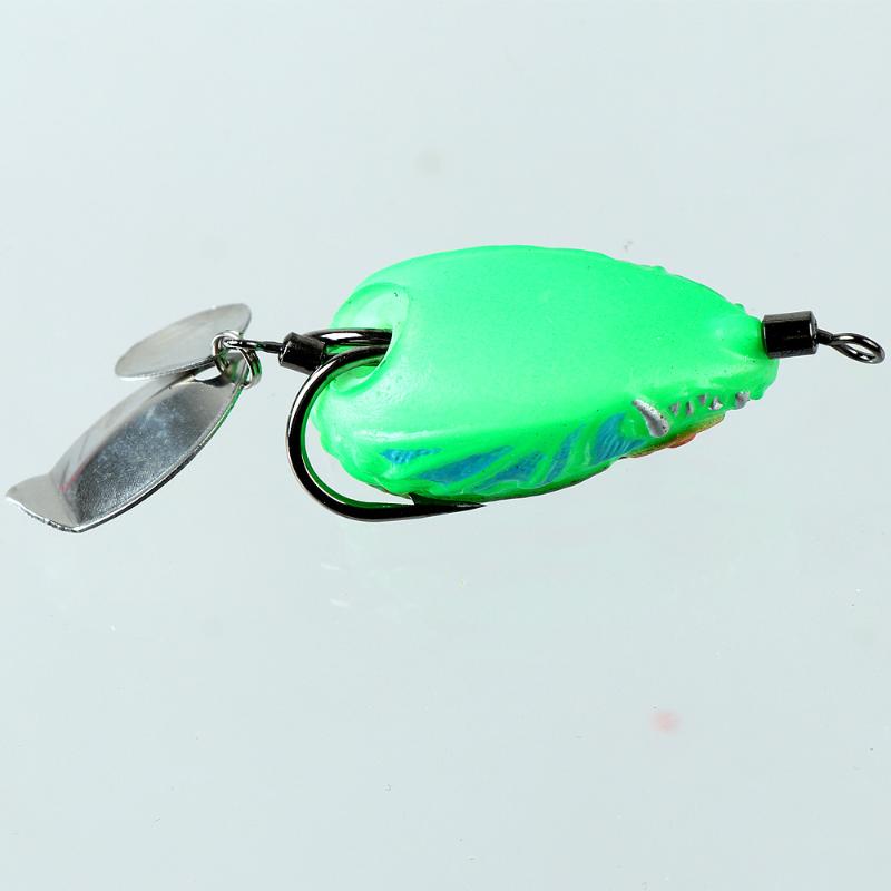 1 Piece Artificial Lure Shiny Double Hook Lure Fishing Bait Soft Bait Blackfish Imitation Soft Bait