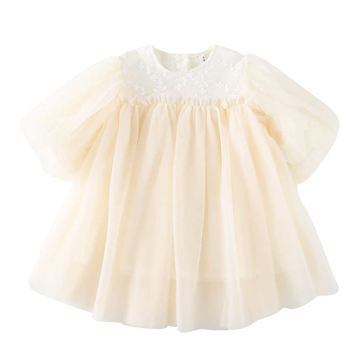 

Baby Kids Long Ceremony Baby Baby 1st Birthday Sister Matching 100 Days [Famuka] Сукня, Тюль, Рукав, Весна, Осінь, Сукня, Сукня, Одяг, Дівчата,