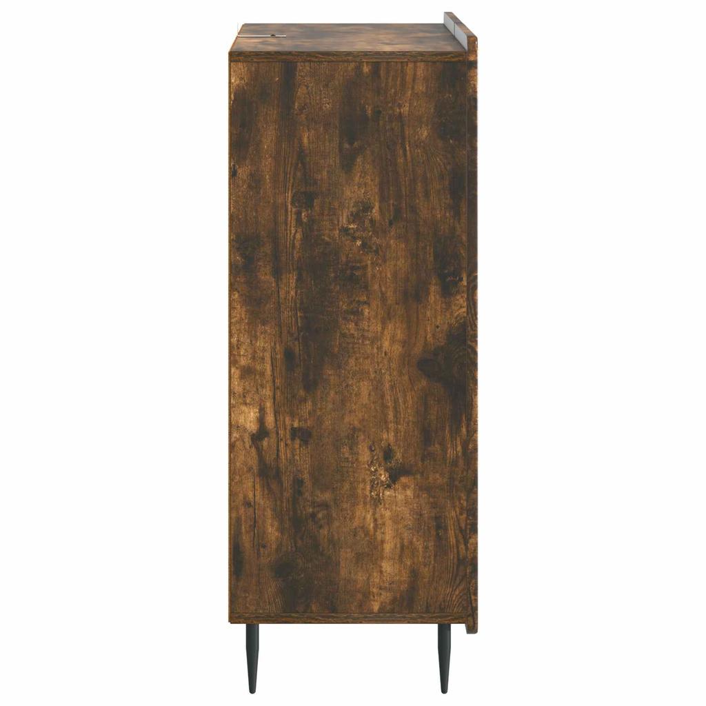 Sideboard Smoked Oak 66 x 34.5 x 91.5 cm Particleboard