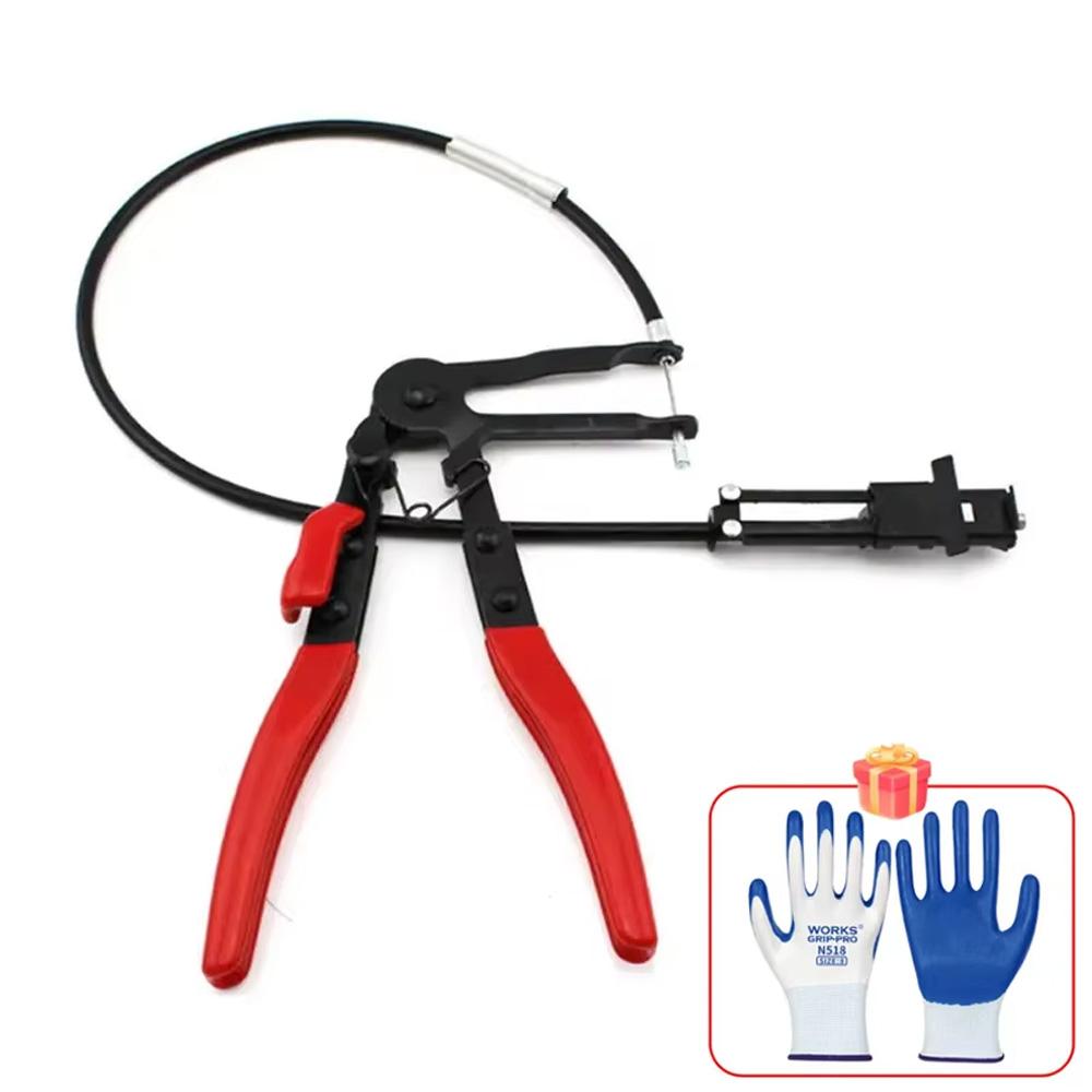 Bendable Hose Clamping Pliers Flexible Cable Type Swivel Pincer Clamps Removal Repair Tools for Automotive Radiator Fuel Water