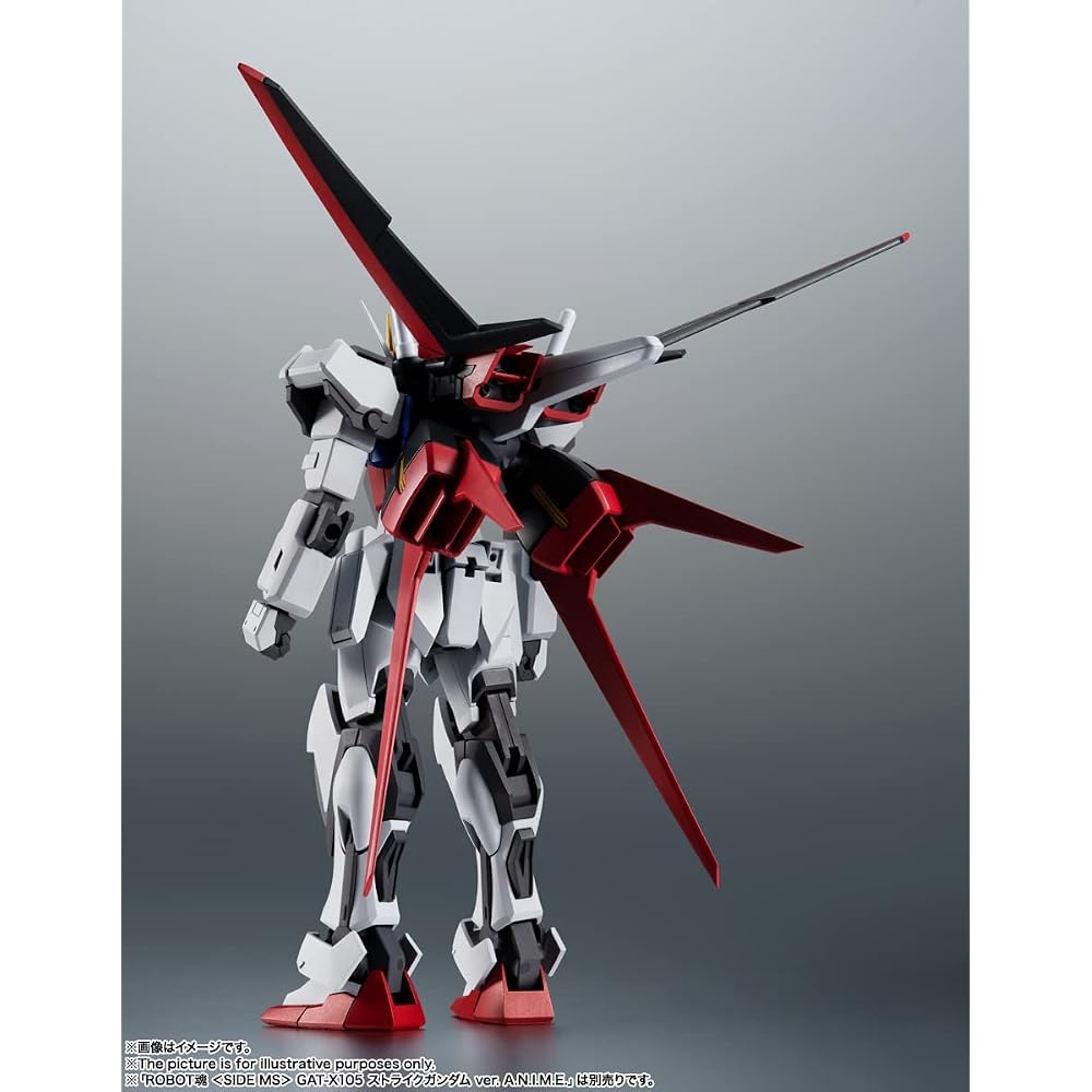 TAMASHII NATIONS ROBOT Soul Mobile Suit Gundam SEED [SIDE MS] AQM/E-X01 Yale Striker & Effect Par...