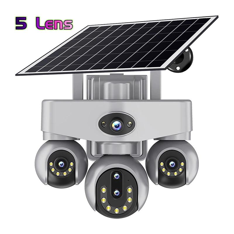 AOV Solar PTZ Kamera – 4G/WiFi, 3-Objektiv/3-Bildschirme, 4-Objektiv/4-Bildschirme & 5-Objektiv/4-Bildschirme Optionen verfügbar