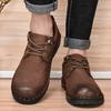 Men's Hand-stitched Leather Shoes Outdoor Casual Shoes