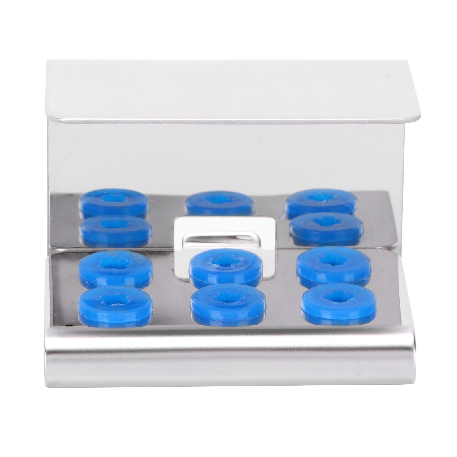 

Dental Endodontic Tip Holder 6 Holes Silicone Cleaner High Temperature Cleaning Box