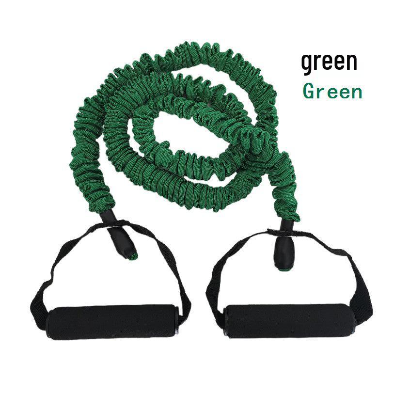 TPE Latex Elastic Fitness Rope with Cloth Cover