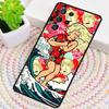 Japanese Surfers Silicone Phone Case For Samsung Galaxy note 10 pro S26 S25 S24 S23 S22 S21 Plus S25Ultra Capa Cover