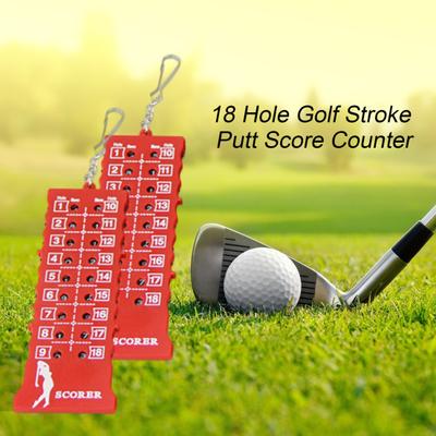 Golf Scoreboard Anti-crack Waterproof Clearly Marked Thickened Golf Scoring Metal 18 Hole Golf