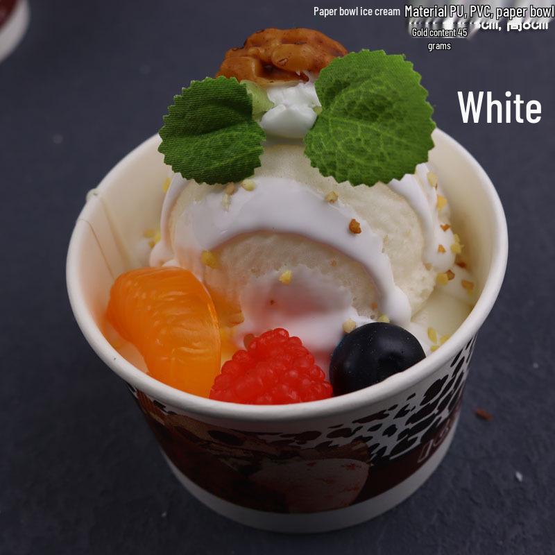 

Simulation Dessert Set: Ice Cream Popsicle, Stick Cone, Hamburger, Cream Mousse, and Bread Refrigerator Decorations