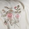 Elegant Luxury: Embroidered Long-Staple Cotton 4-Piece Bedding Set