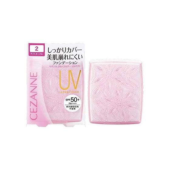 Cezanne Ultra Cover UV Pact 2 Light Ocher 11g Тональная основа