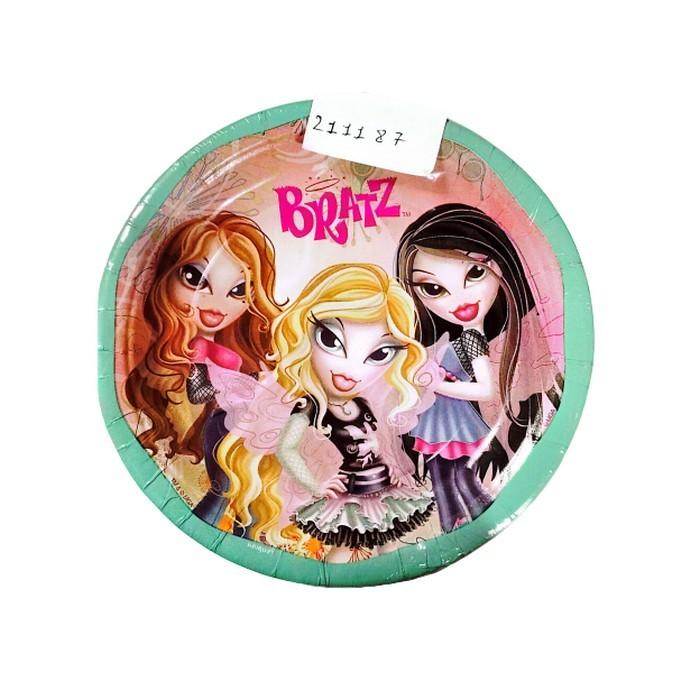 Bratz Character Disposable Plates (Pack of 8)