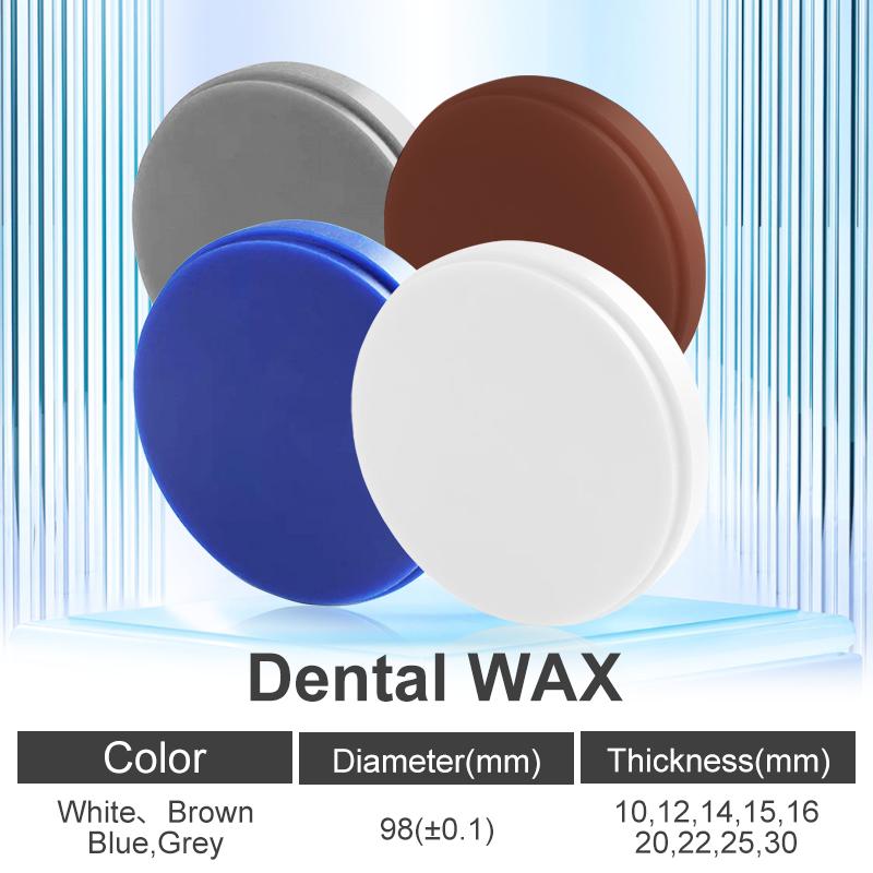 LODDEN Dental Labor WACHS Scheiben Block 98mm*10-30mm für CAD CAM Wachsscheibe Zahnarzt Zahnprothesen Material Wachs Shore D Zahnarzt Material