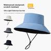 2026 New Solid Color Outdoor Fisherman Hat Men's Women's Three-proof Sunshade Cap Spring Summer Ultra Light UV Bucket Hat