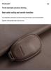 Geely Xingyuan 2025 Youth Edition Key Case - Chestnut Brown Genuine Leather for New Energy Vehicles