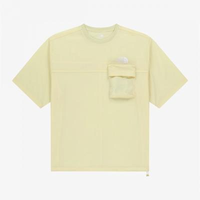 The North Face Aira Pocket Short Sleeve Round Tee Custard Nt7ur18l