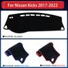 Dashboard Pads Protective for Nissan Kicks SV P15 2017 2018     Car Accessories Dash Board Carpet Anti-UV Dash