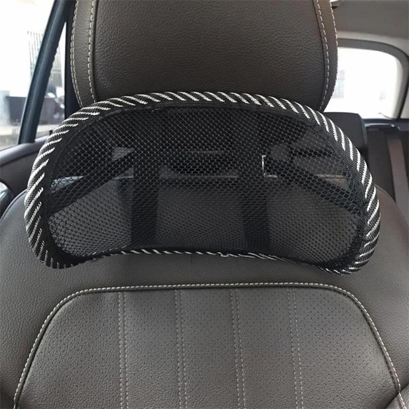 2pcs Universal Mesh Car Pillows - Neck Support, Chair Massage, Car Neck Rest, Headrest Cushion Pillow, Car Neck Pillow