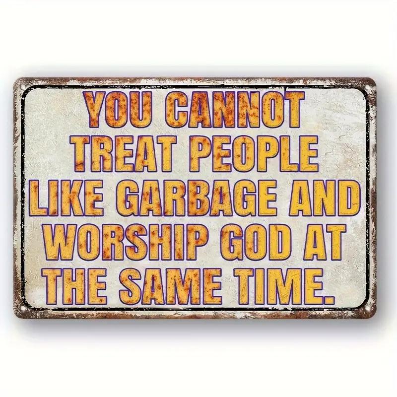 Humorous Satirical Phrases Aluminum Sign Vintage Metal Sign For Home, Cafe Bar Club, Garage, Spaces LivingRoom Wall Decor