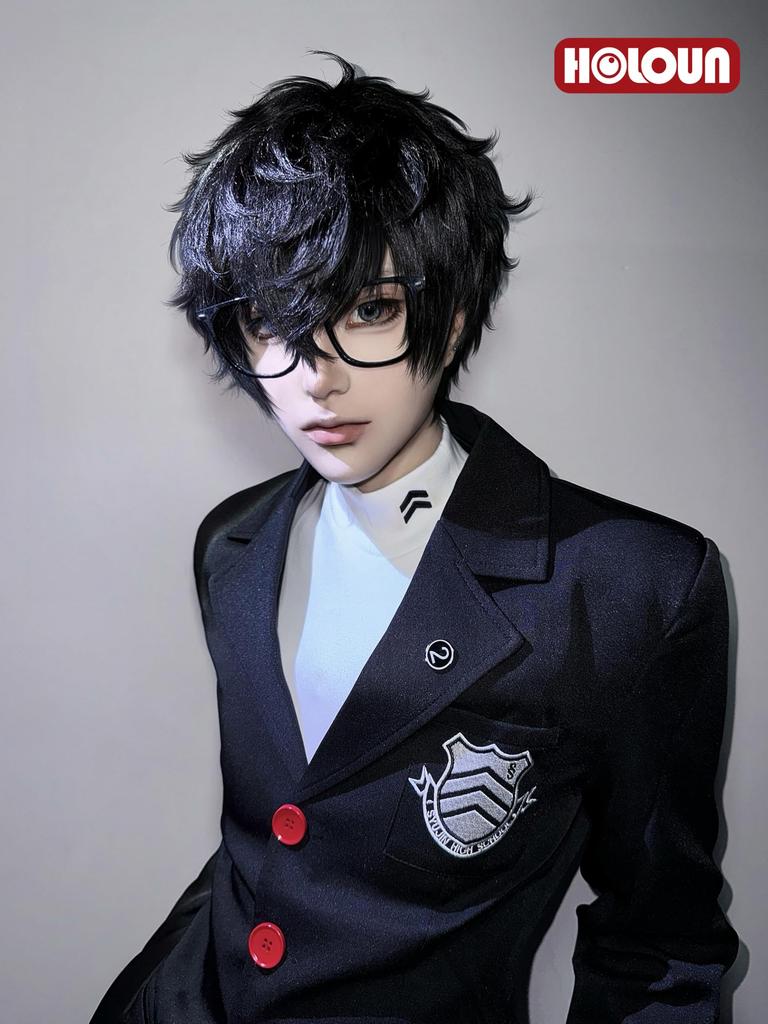 Shujin Academy High School Persona 5 P5 Uniform Ren Amamiya Cosplay Anime Halloween Performance Holiday Gift [HOLOUN] Boys' Costume, Costume, Costume,