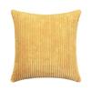 Supersoft Corduroy Cushion Cover Solid Striped Throw Pillow Covers Decorative Pillow Case for Sofa Bed Living Room Decoration