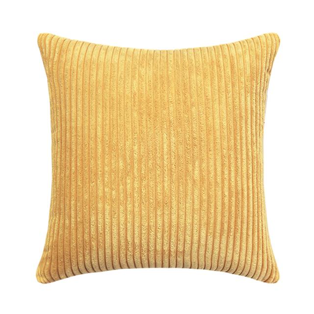 Supersoft Corduroy Cushion Cover Solid Striped Throw Pillow Covers Decorative Pillow Case for Sofa Bed Living Room Decoration