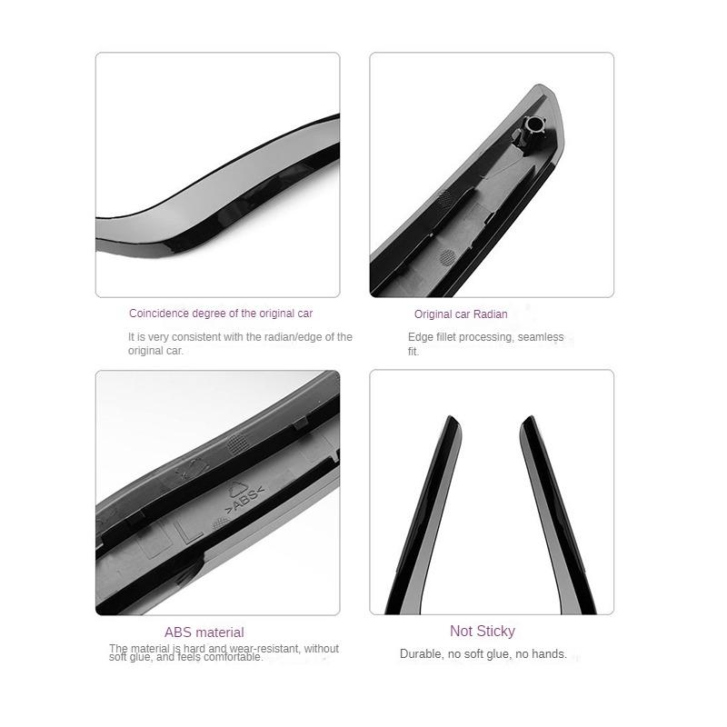 Car Inner Door Panel Handle Pull Trim Cover Left Right Side  Auto Interior Door Handles Covers for BMW X1 E84 2010-2016