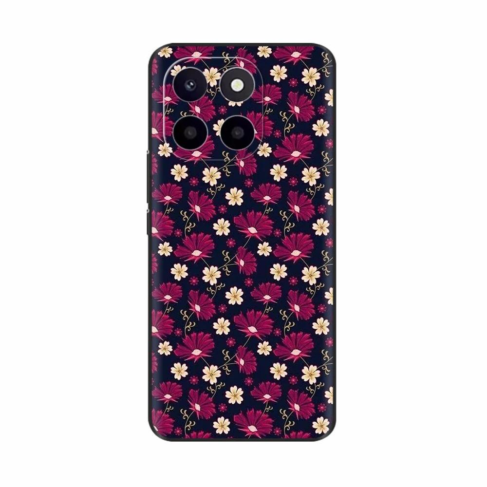 

For Honor X6c Case Cute TPU Silicone Phone Cases For Honor X6c Back Cover HonorX6c X 6C Printed Flower Soft Silicon Coque Fundas For Honor X6c 4G