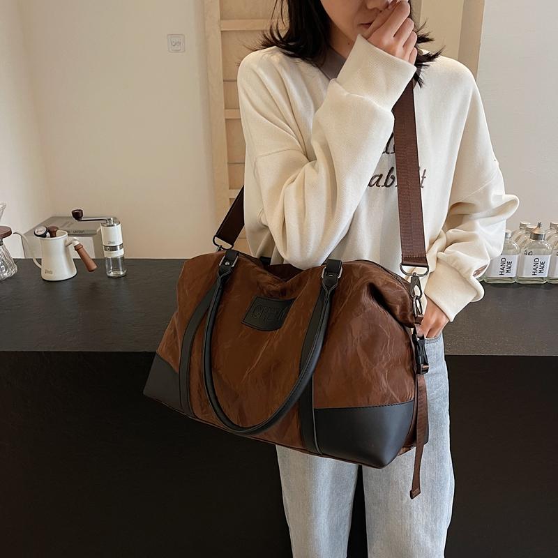 Hand Luggage Bag Women's Short-Distance Travel Bag Large Capacity Shoulder Fitness Bag Storage Bag